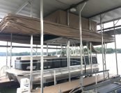 Pontoon Boat Cover. Automatic boat cover
