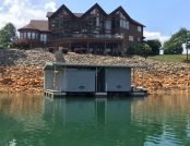 Pontoon Boat Cover. Automatic boat cover