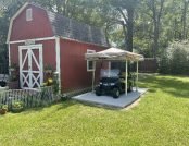 golf cart cover open
